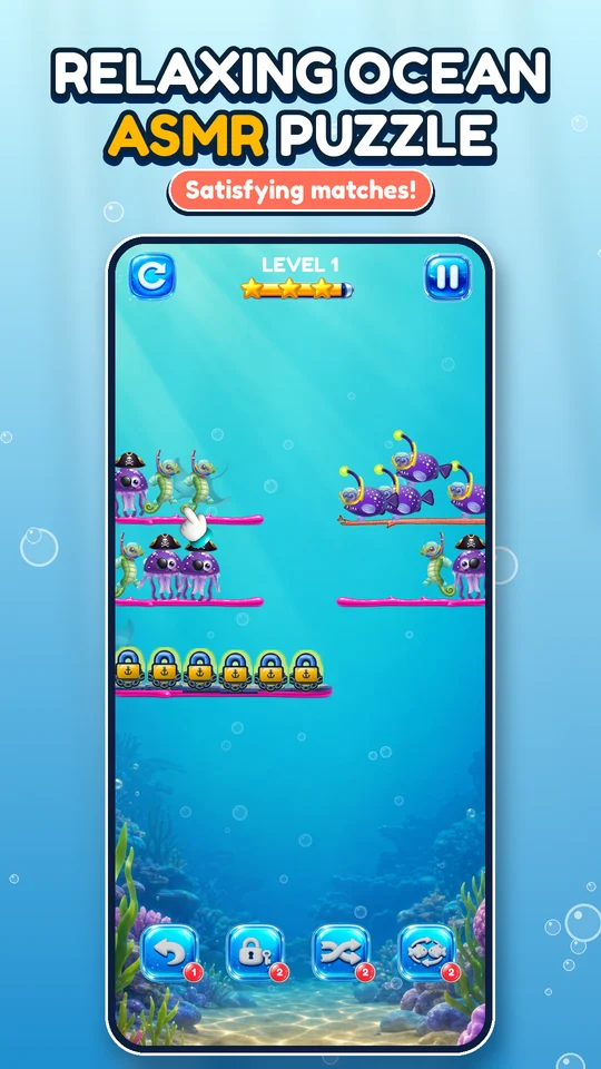 Relaxing ocean puzzle
