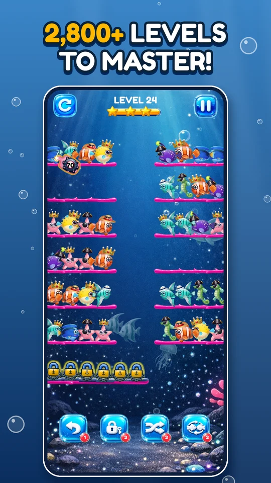Thousands of levels